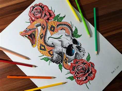 Custom Tattoo Design .